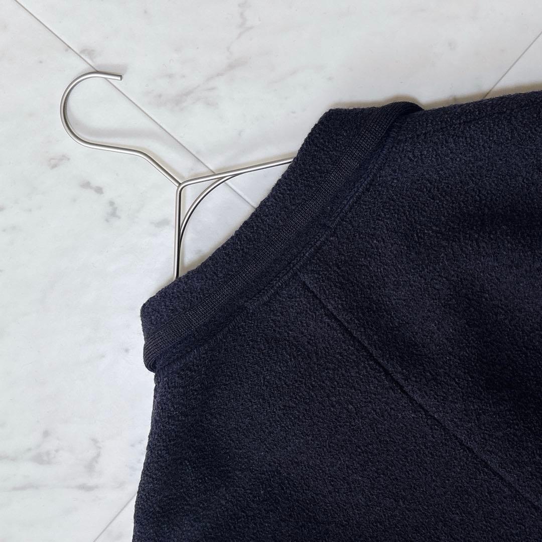 美品 マドモアゼルノンノン ゆったり 圧縮ウール コート ジャケット ロゴ刺繍