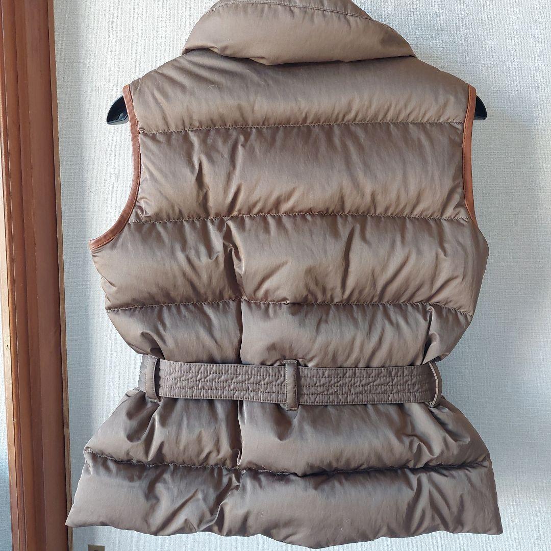 【美品】Ralph Lauren ベルト付きダウンベスト ブラウン