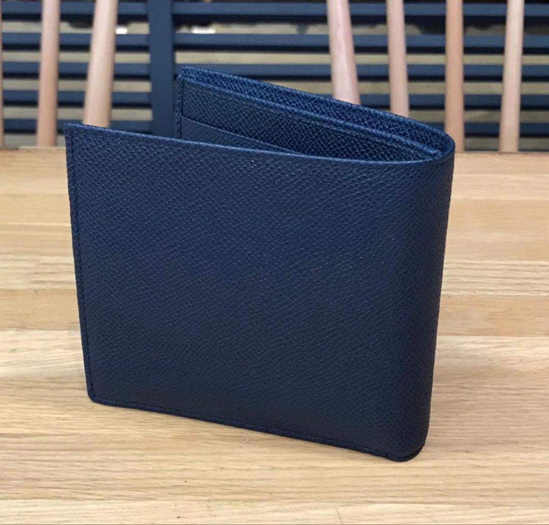 v*i様 ブルガリ 2つ折り 財布 ブルガリブルガリ ネイビー