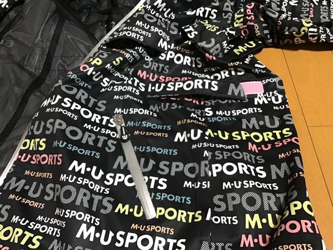 M-U SPORTS レインウェアセット40ブラック新品未使用ウエサコ