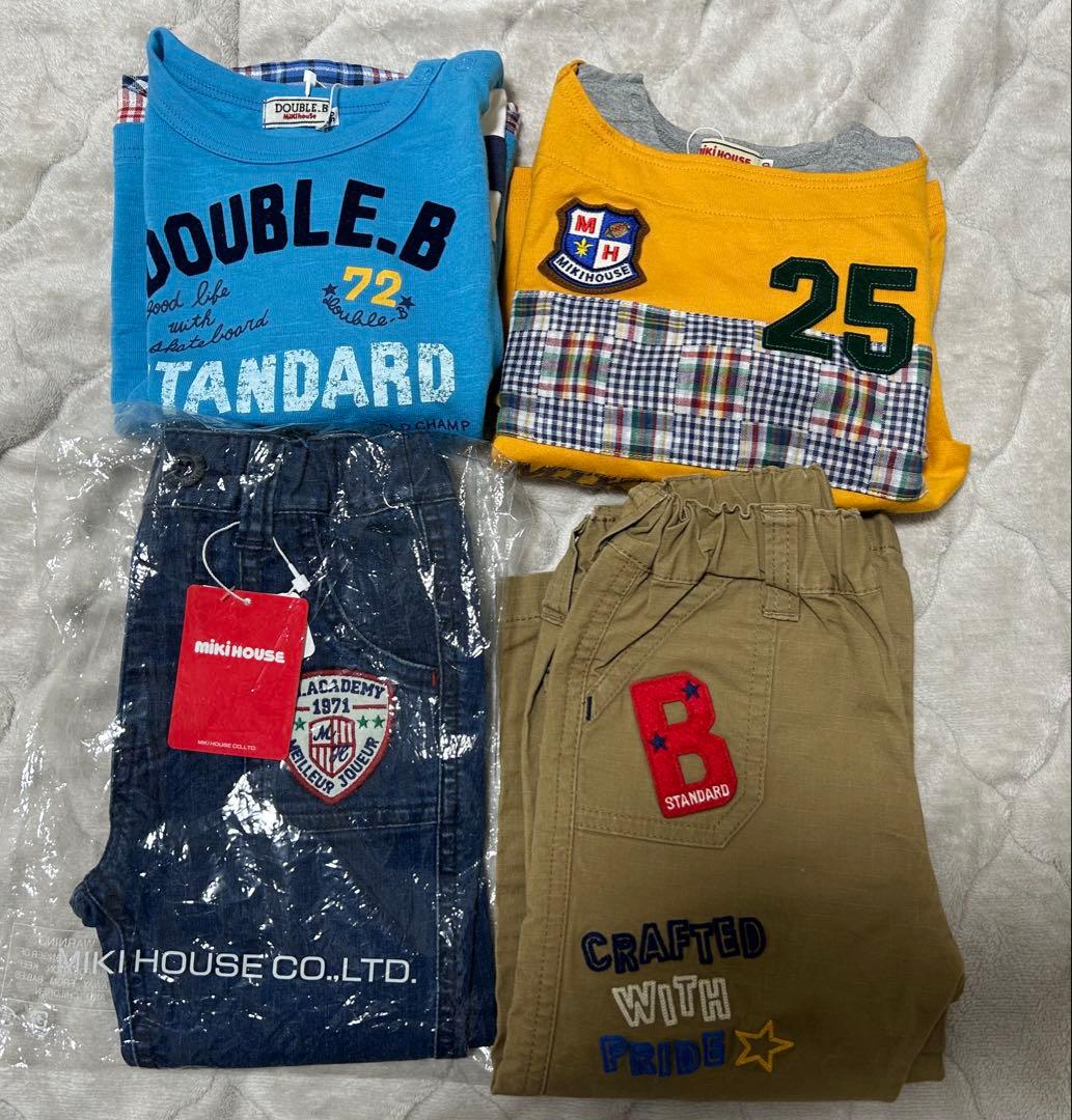 ミキハウス 90㎝４点セット（未使用）