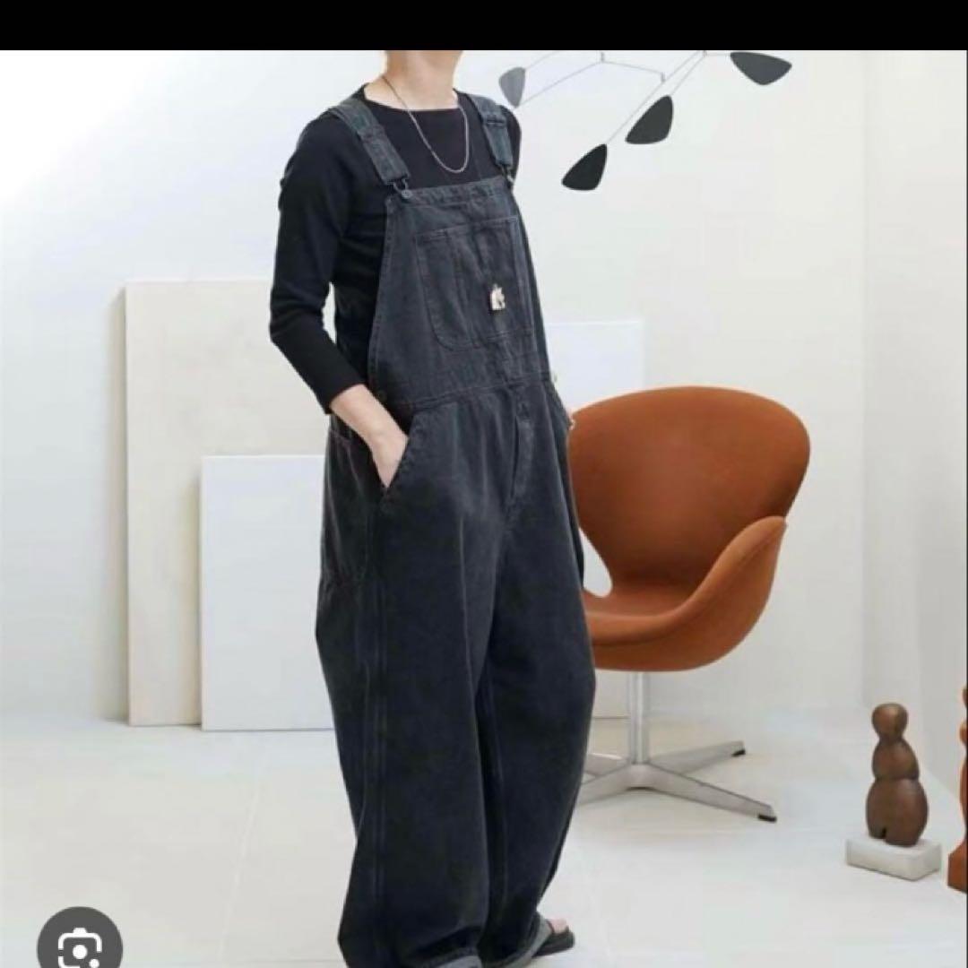 ARGUE OVERSIZED LADY OVERALL ブラック新品