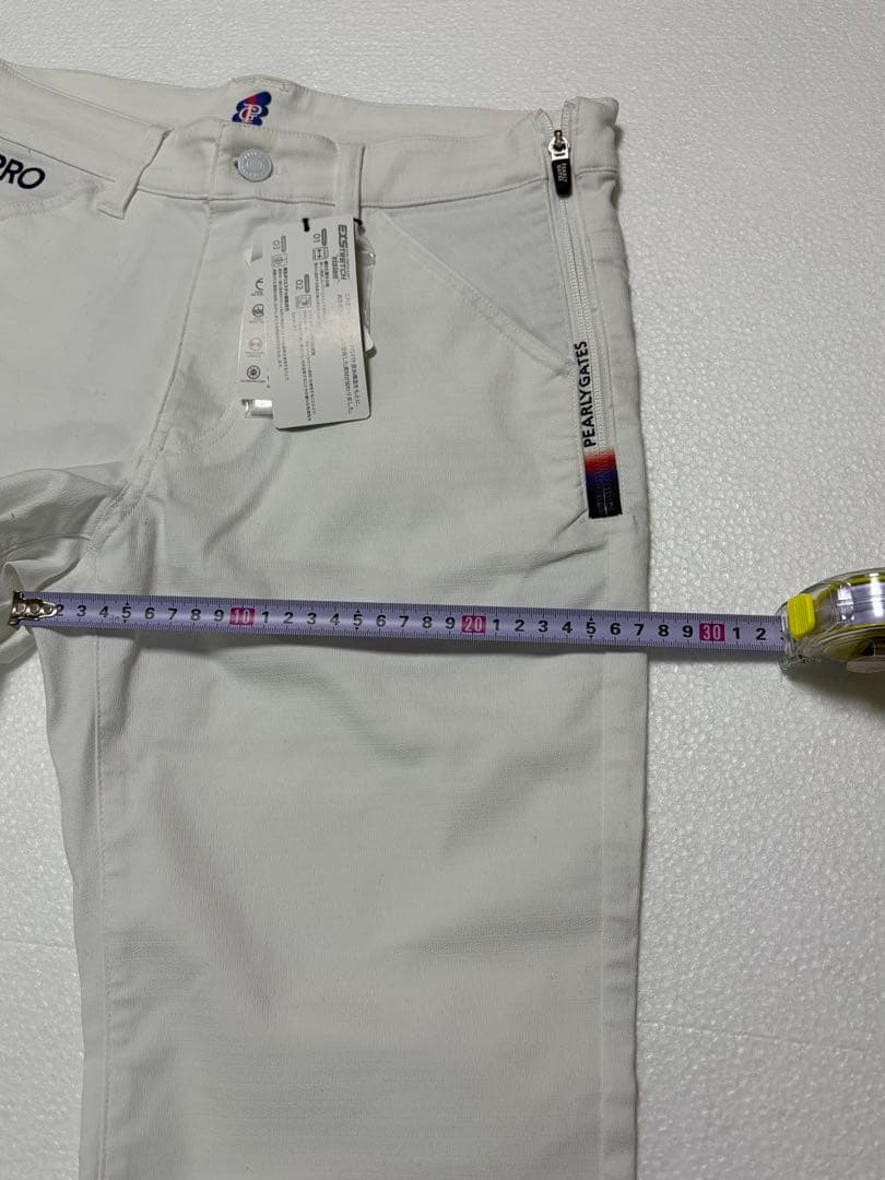 パーリーゲイツ ゴルフパンツ ホワイト 新品・タグ付き サイズ3