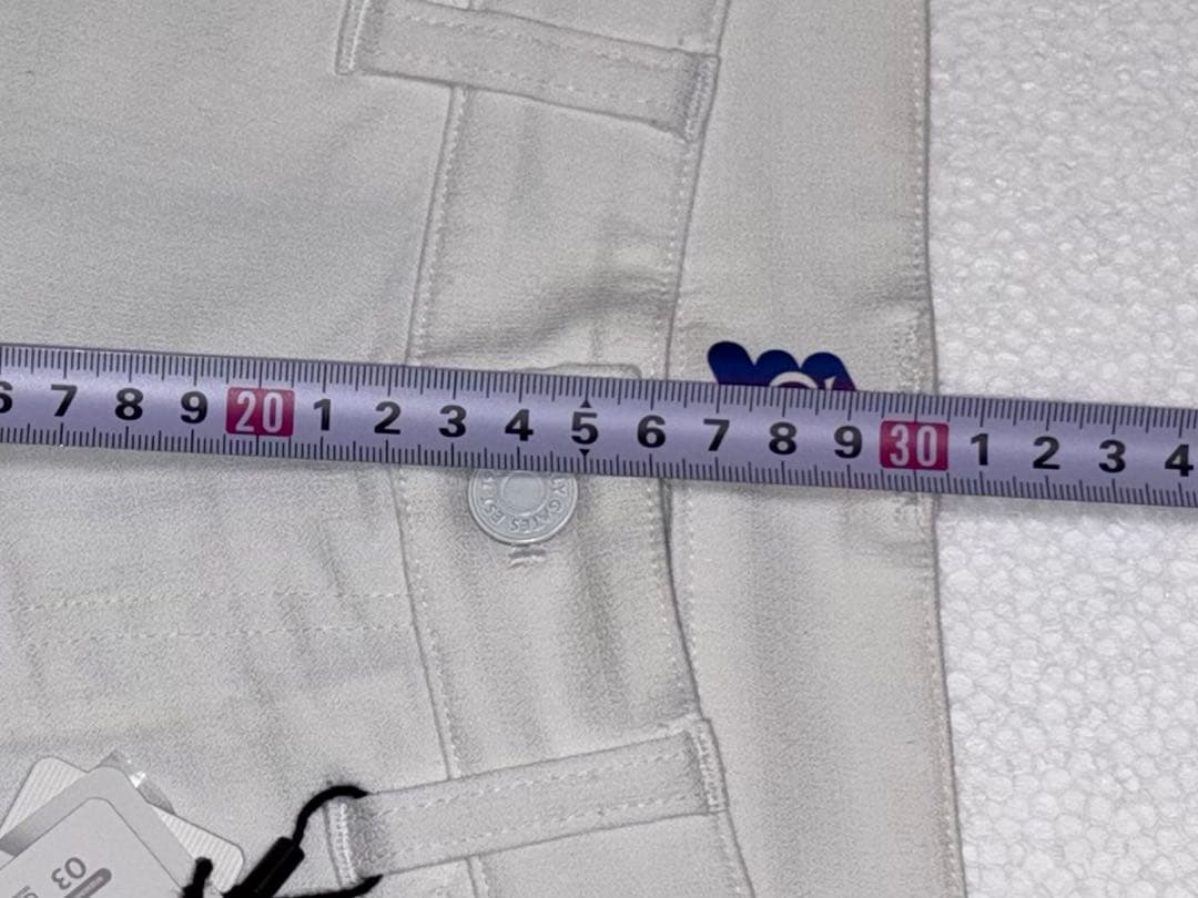 パーリーゲイツ ゴルフパンツ ホワイト 新品・タグ付き サイズ3