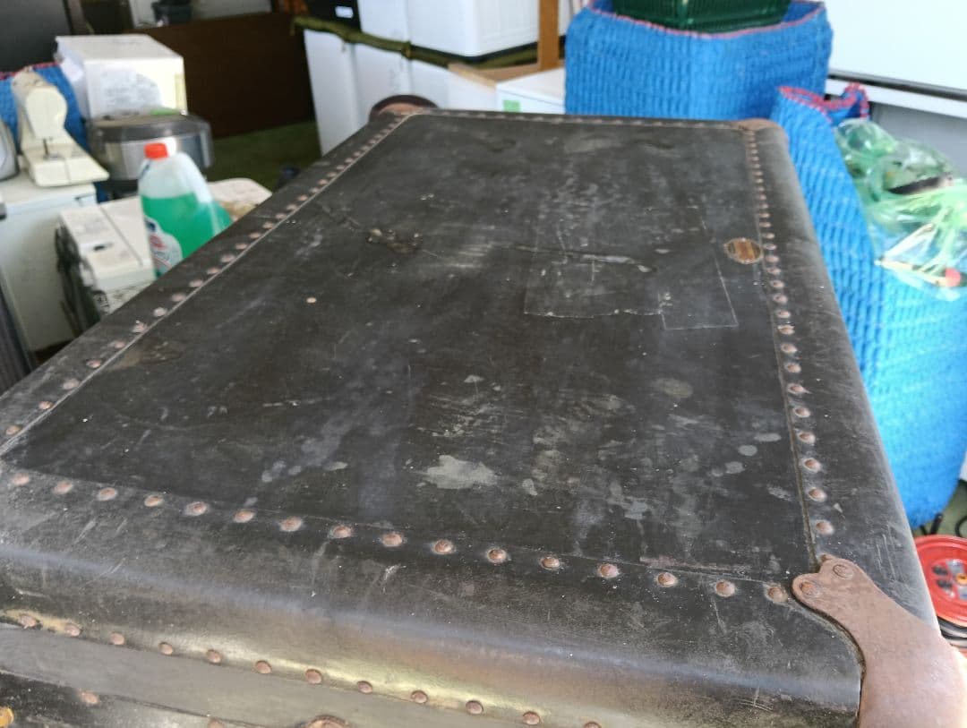 【訳あり】衣装ケース　インテリア　ビンテージトランク