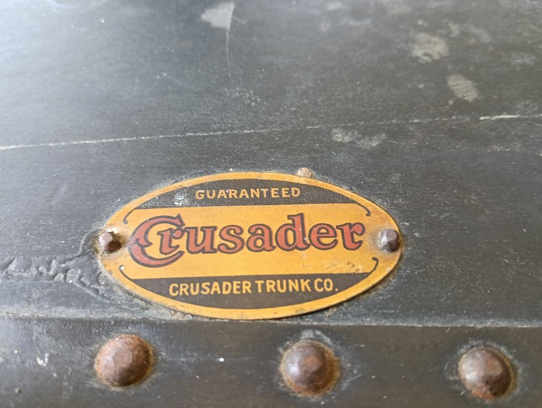 【訳あり】衣装ケース　インテリア　ビンテージトランク