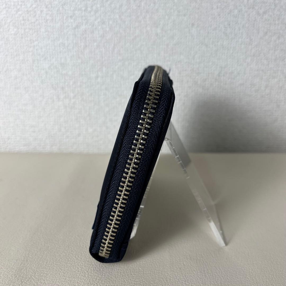 未使用級　PORTER 二つ折り財布　ラウンドファスナー　リフト　ネイビー