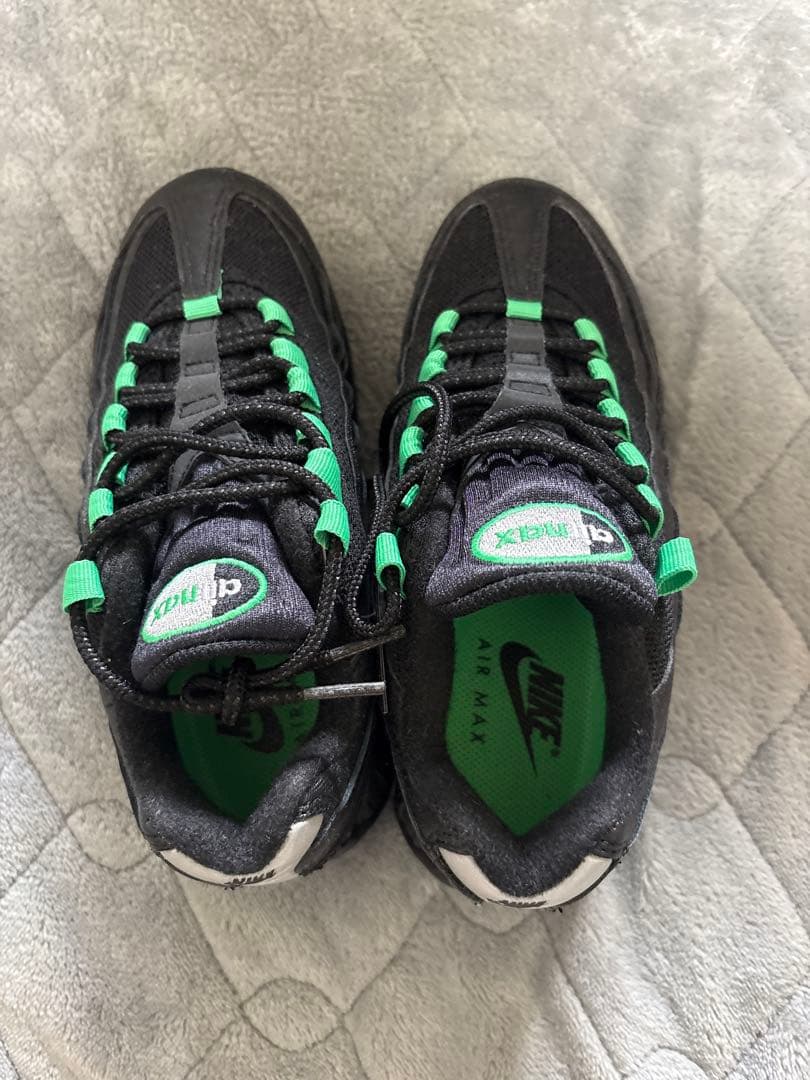 靴 NIKE AIR MAX 95 OG BLACK/GREEN 23cm