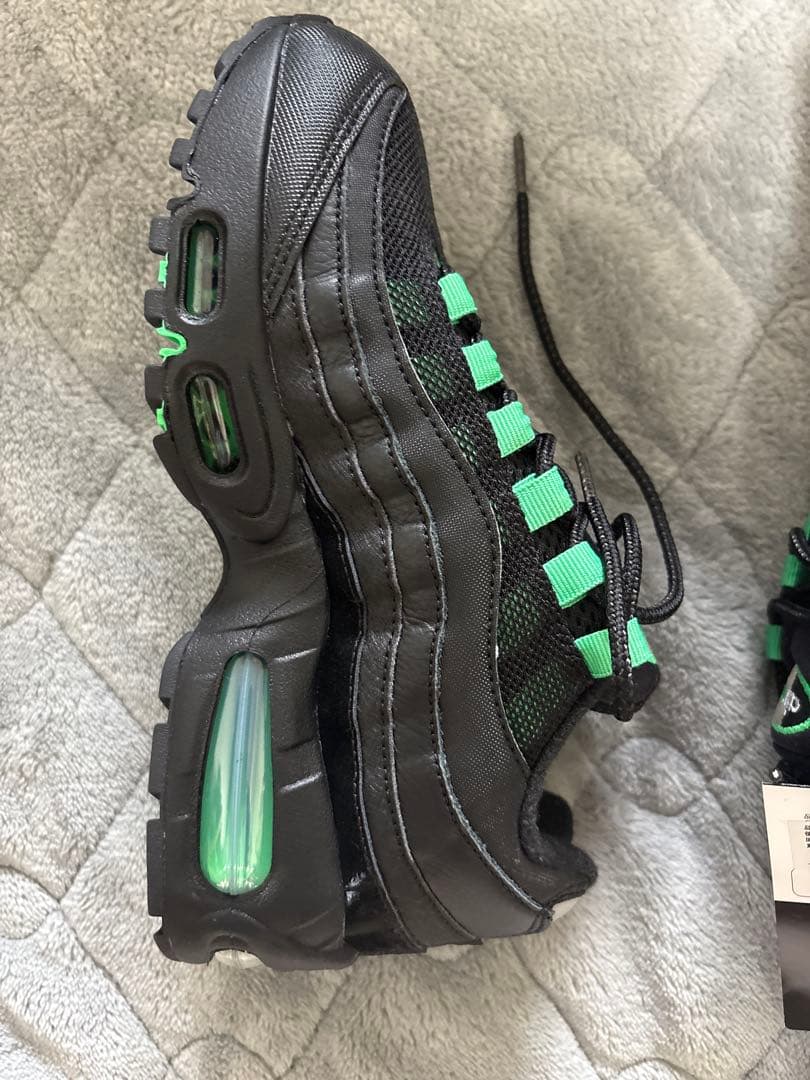 靴 NIKE AIR MAX 95 OG BLACK/GREEN 23cm
