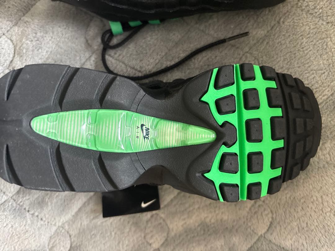 靴 NIKE AIR MAX 95 OG BLACK/GREEN 23cm