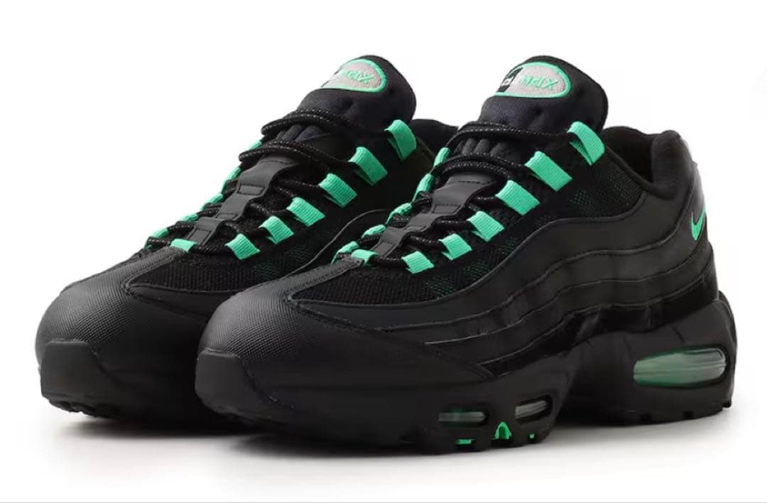 靴 NIKE AIR MAX 95 OG BLACK/GREEN 23cm