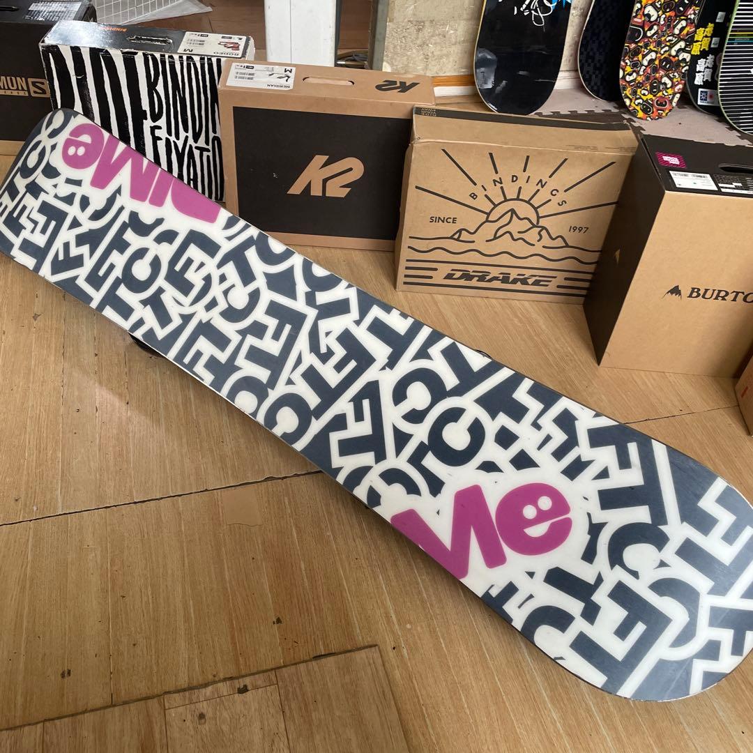 FANATIC×K2　ファナティック　バインディング付スノーボードセット
