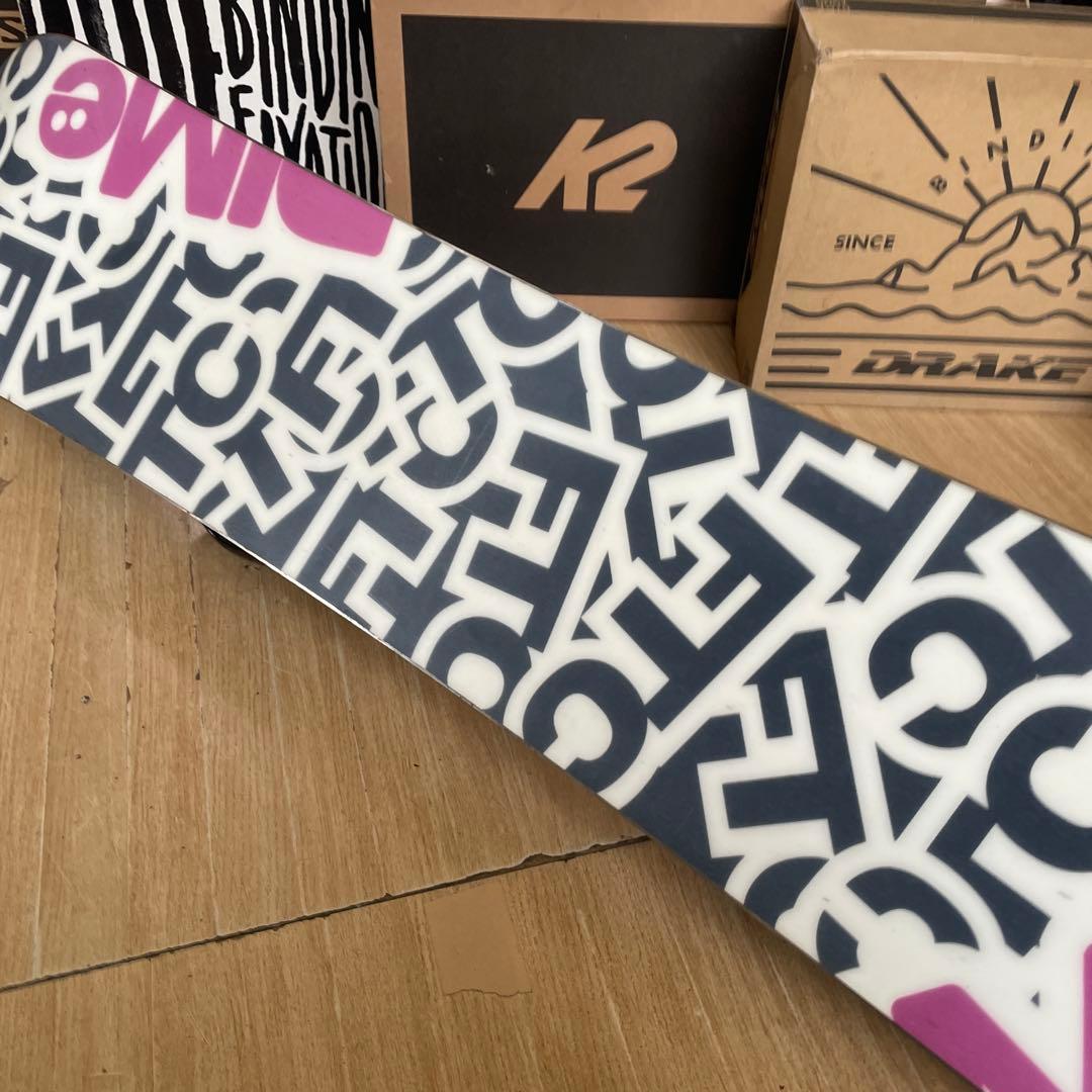 FANATIC×K2　ファナティック　バインディング付スノーボードセット