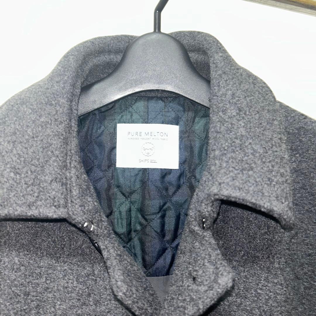 s*9様 SHIPS any: PURE WOOL MELTON シングル Pコ