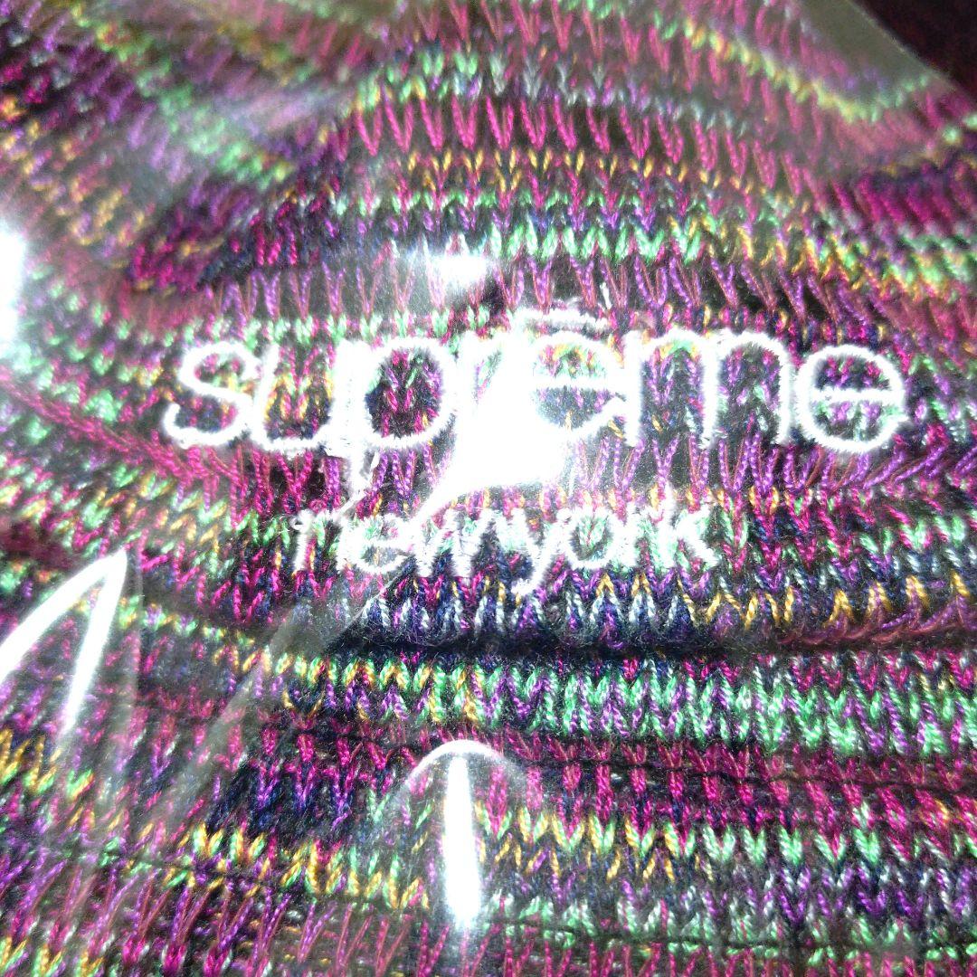 25SS 新品 シュプリーム オープン ニット スラッシャー パープル