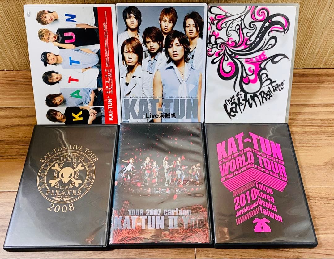 KAT-TUN 2003〜2010 DVD 6枚セット 海賊帆 Real〜
