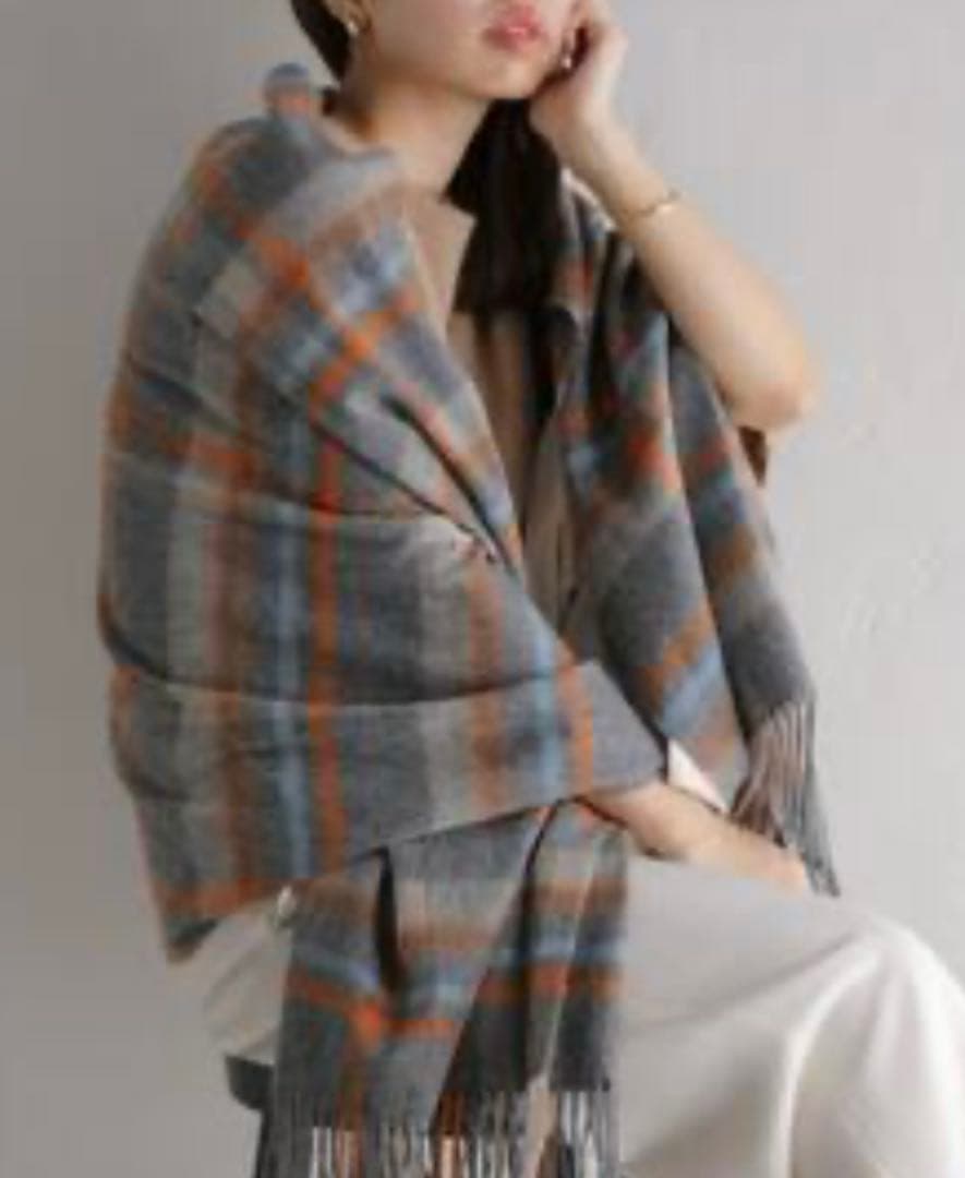 TWEEDMILL/ツイードミル　　チェックストール