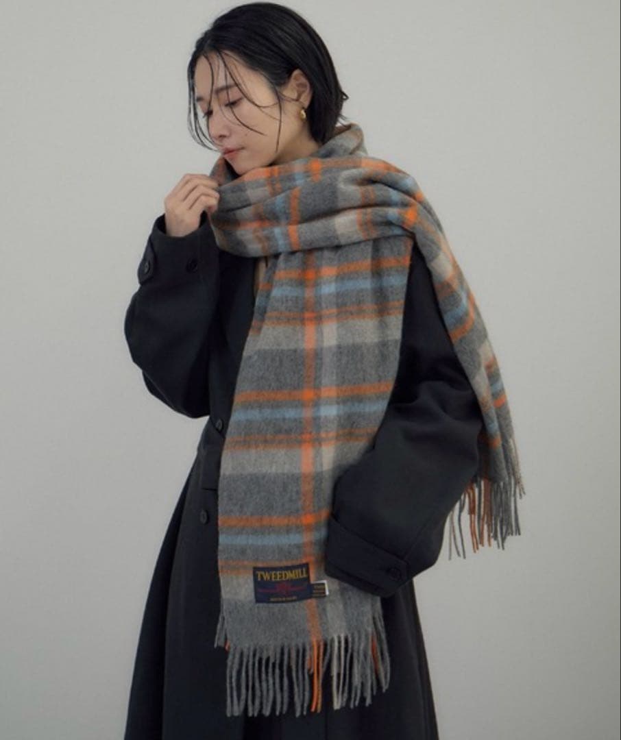 TWEEDMILL/ツイードミル　　チェックストール