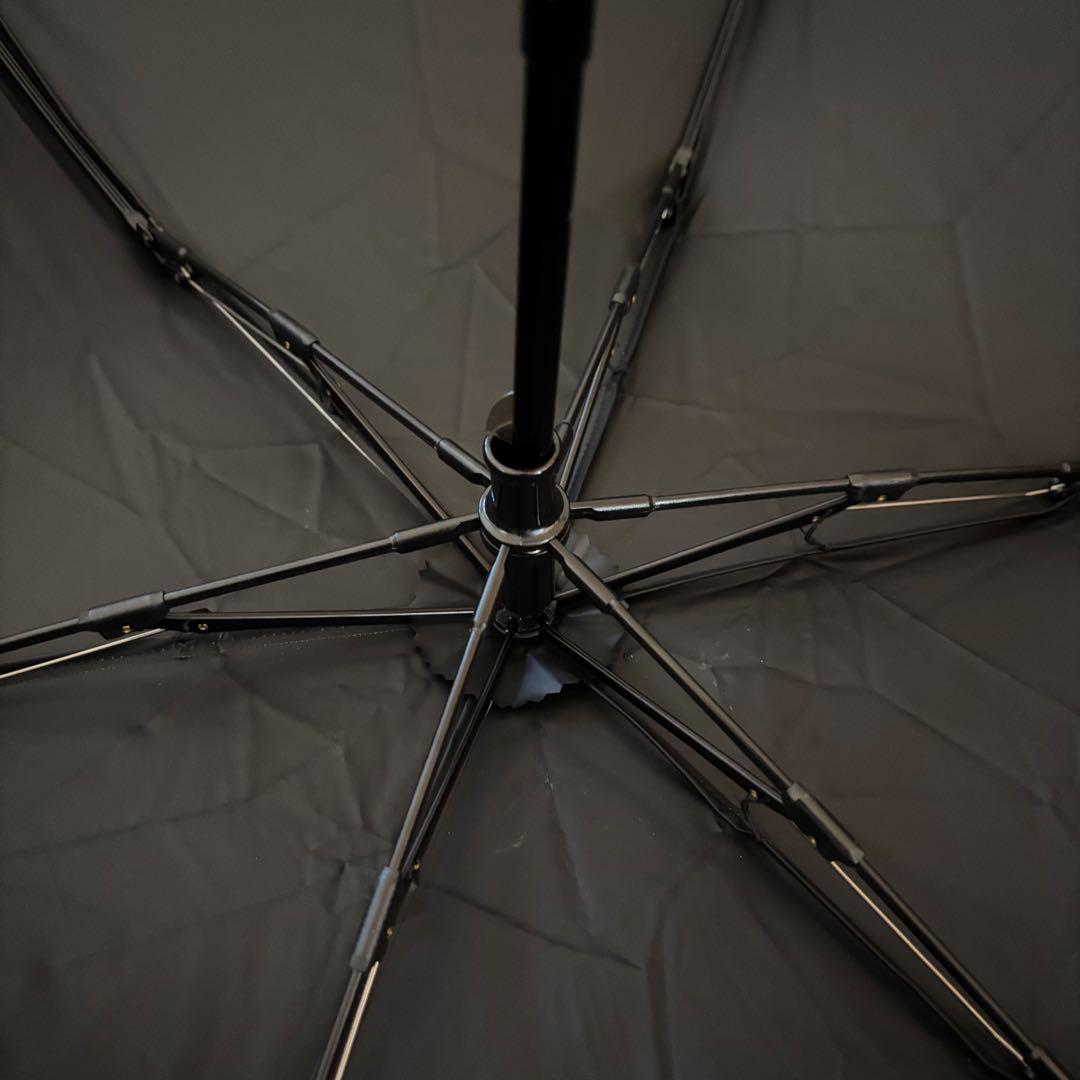 【未使用】サンバリア100 三段折　日傘　水玉