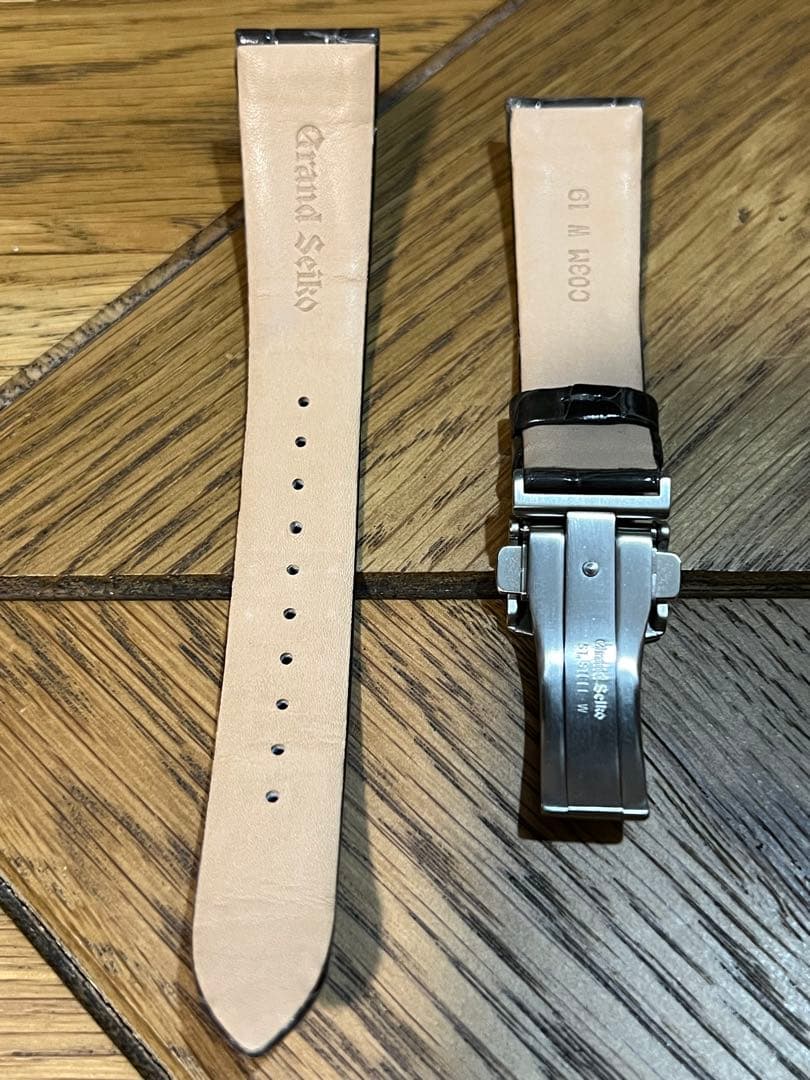 グランドセイコー GS 純正ストラップ　Dバックル