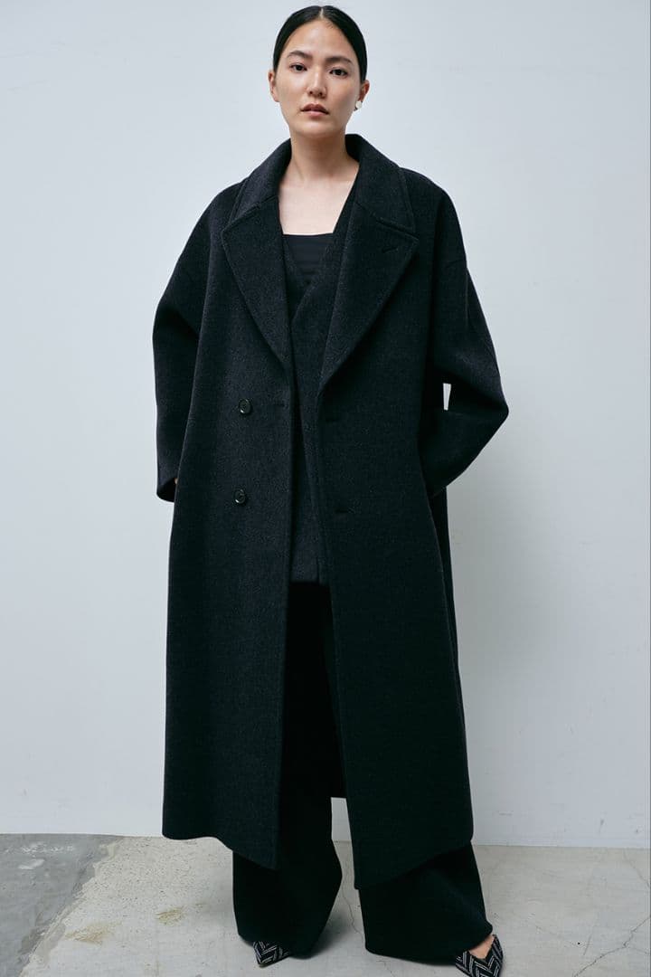 ウールカシミヤロングコート