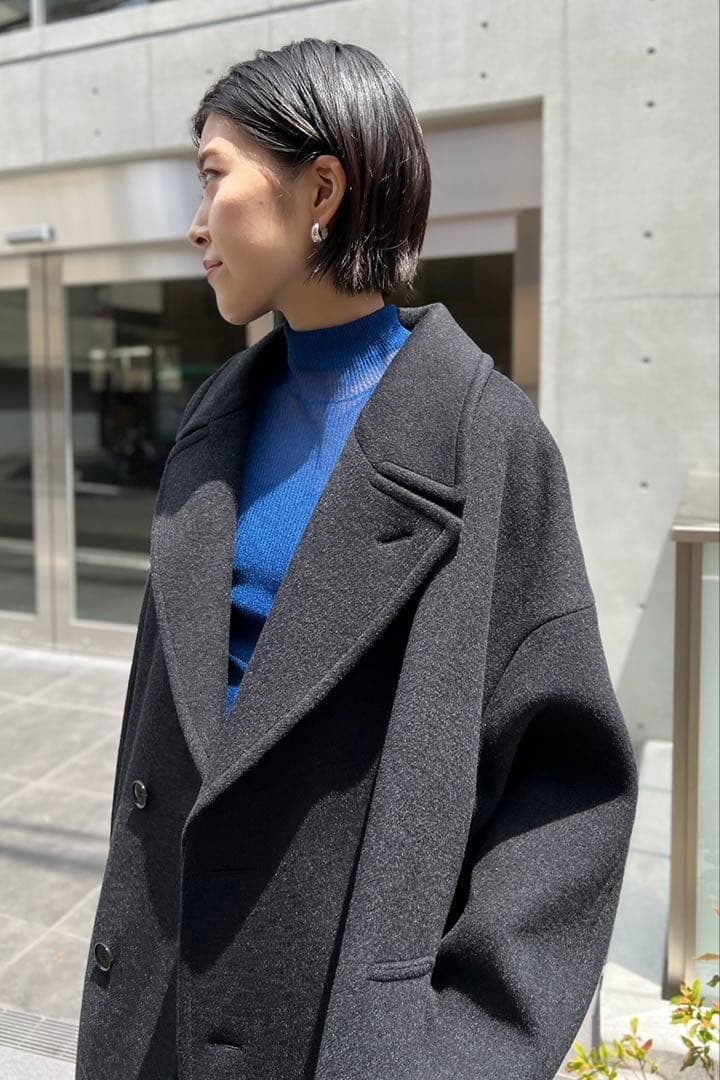 ウールカシミヤロングコート