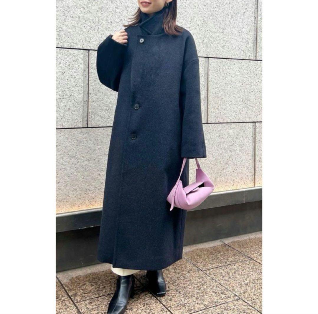 ウールカシミヤロングコート