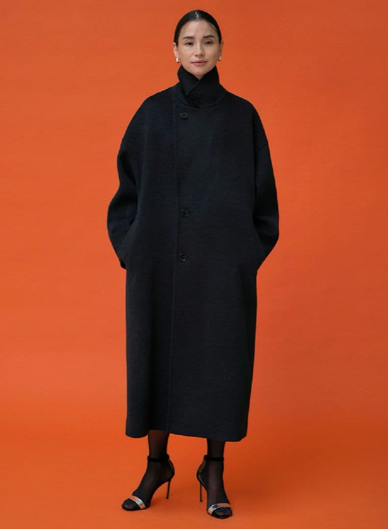 ウールカシミヤロングコート