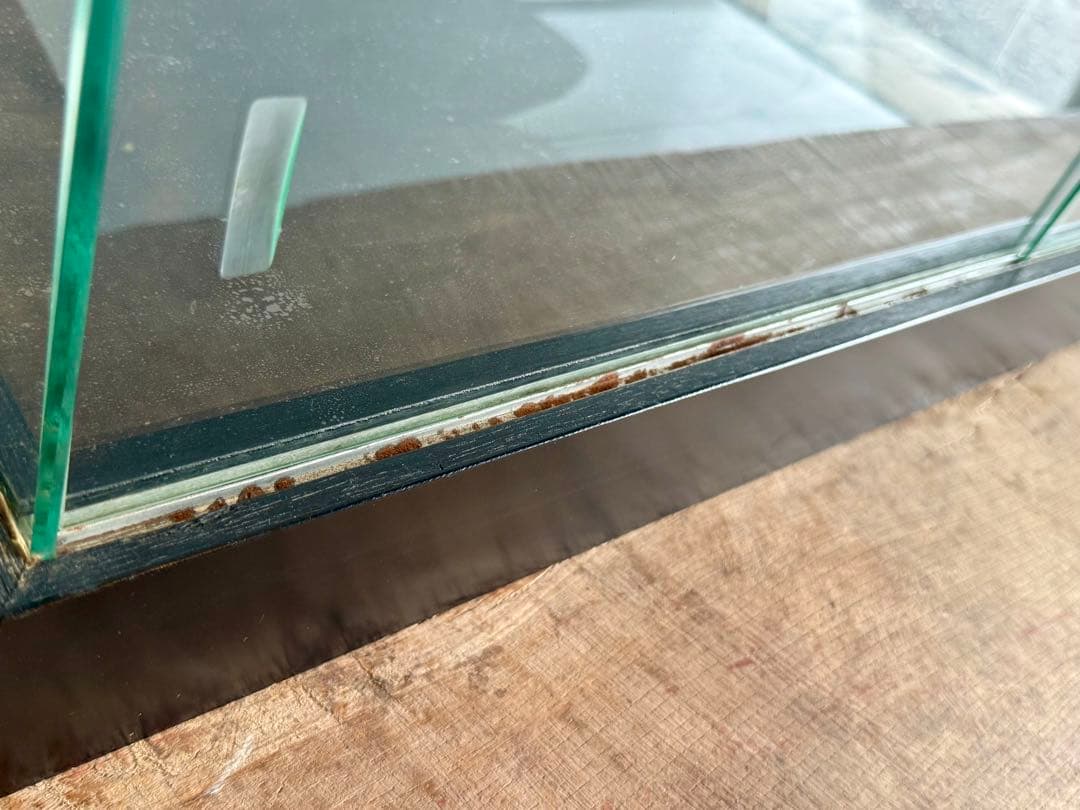 ラウンド ガラスショーケース ディスプレイケース ジュエリーケース ヴィンテージ