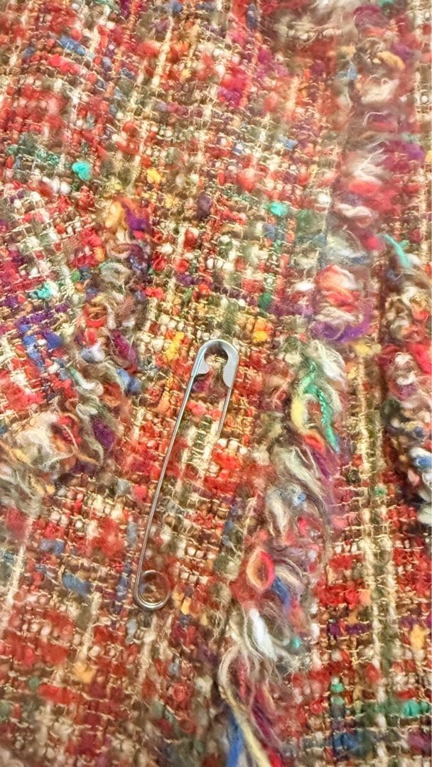 ◆初期ツィード極美品◆ジュンヤワタナベ コムデギャルソン/ノーカラージャケット◆