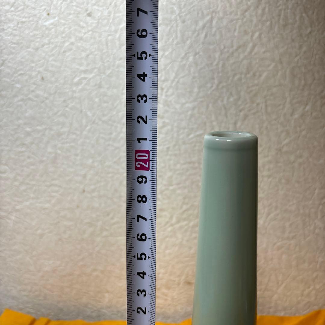 京焼　竹泉造　花入 花瓶　共箱　共布　美品