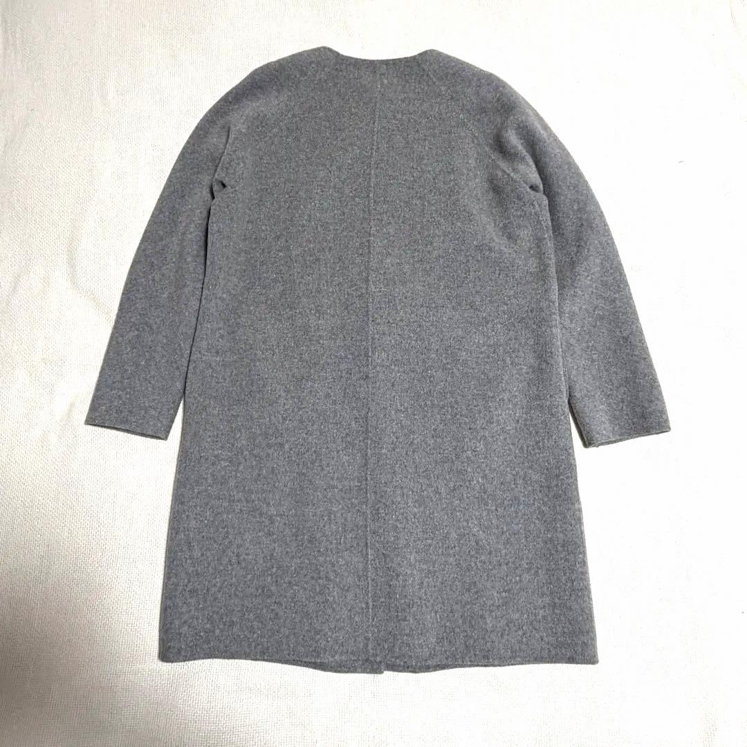 【美品✨】Theory 近年モデル カシミヤ混 ダブルフェイス リバーコート