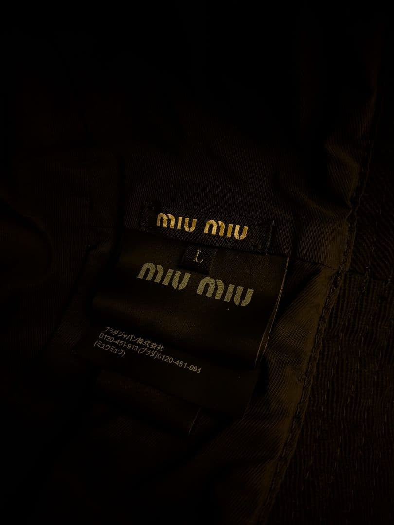 MIU MIU ブラック バケットハット