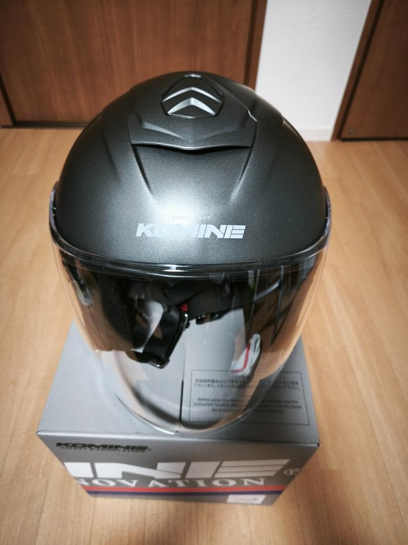 KOMINE HK-172 XL ジェットヘルメット　Gunl　おまけ