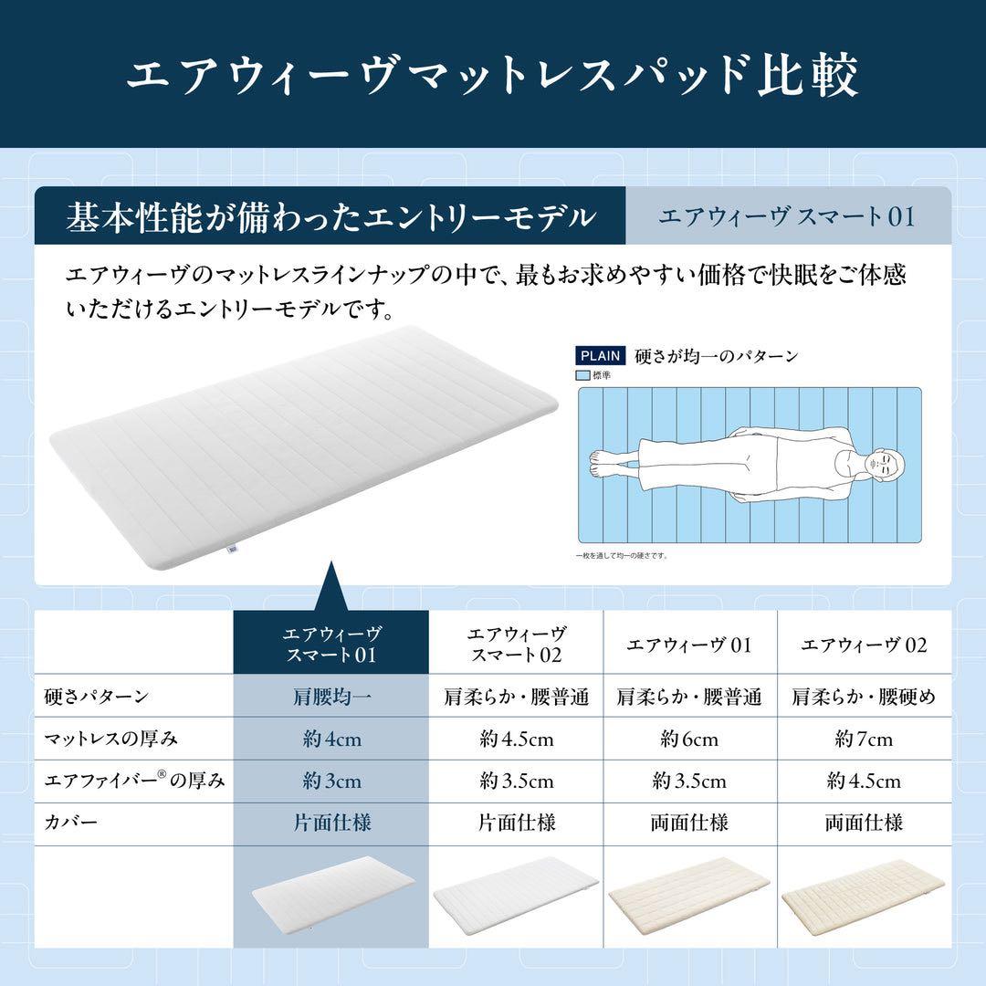 エアウィーヴ スマート 01 セミダブル【週末値下中】