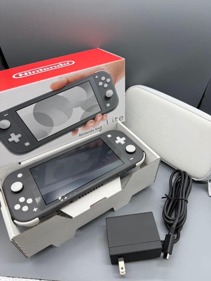 Nintendo Switch Lite グレー 本体（ソフトケース付き）