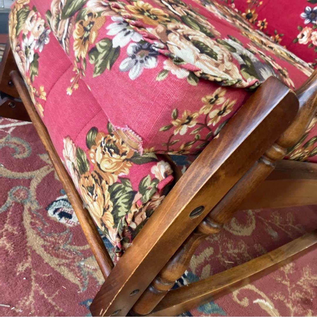 Mitsukoリンク 昭和レトロ 東洋ファニチア ヴィンテージ 花柄