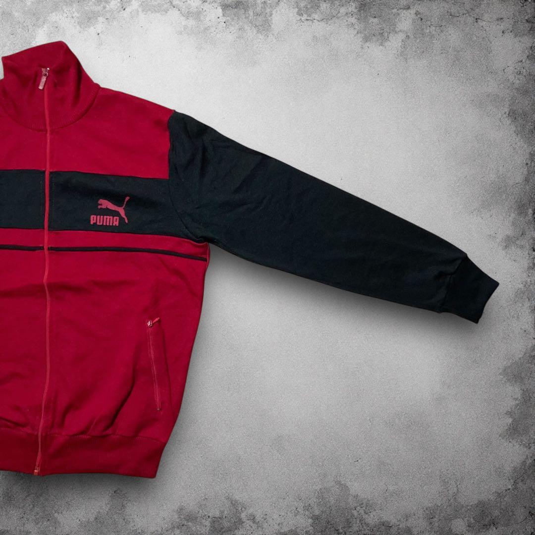 60s PUMAヴィンテージトラックジャケット 目付きプーマジャージ ユーロ古着