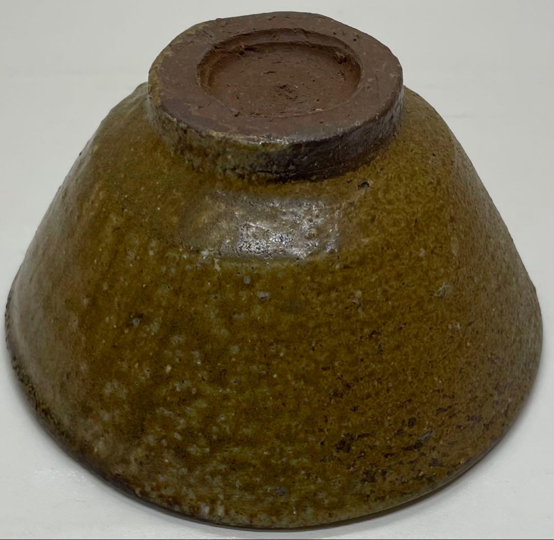 人間国宝　藤原啓　備前茶碗　緋襷　共箱　共布　栞　L118