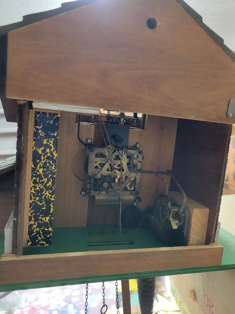 鳩*屋様 希少　ヴィンテージ　スイス製　重錘式　鳩時計