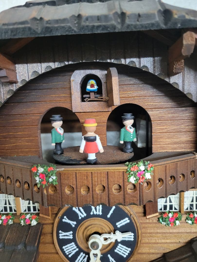 鳩*屋様 希少　ヴィンテージ　スイス製　重錘式　鳩時計