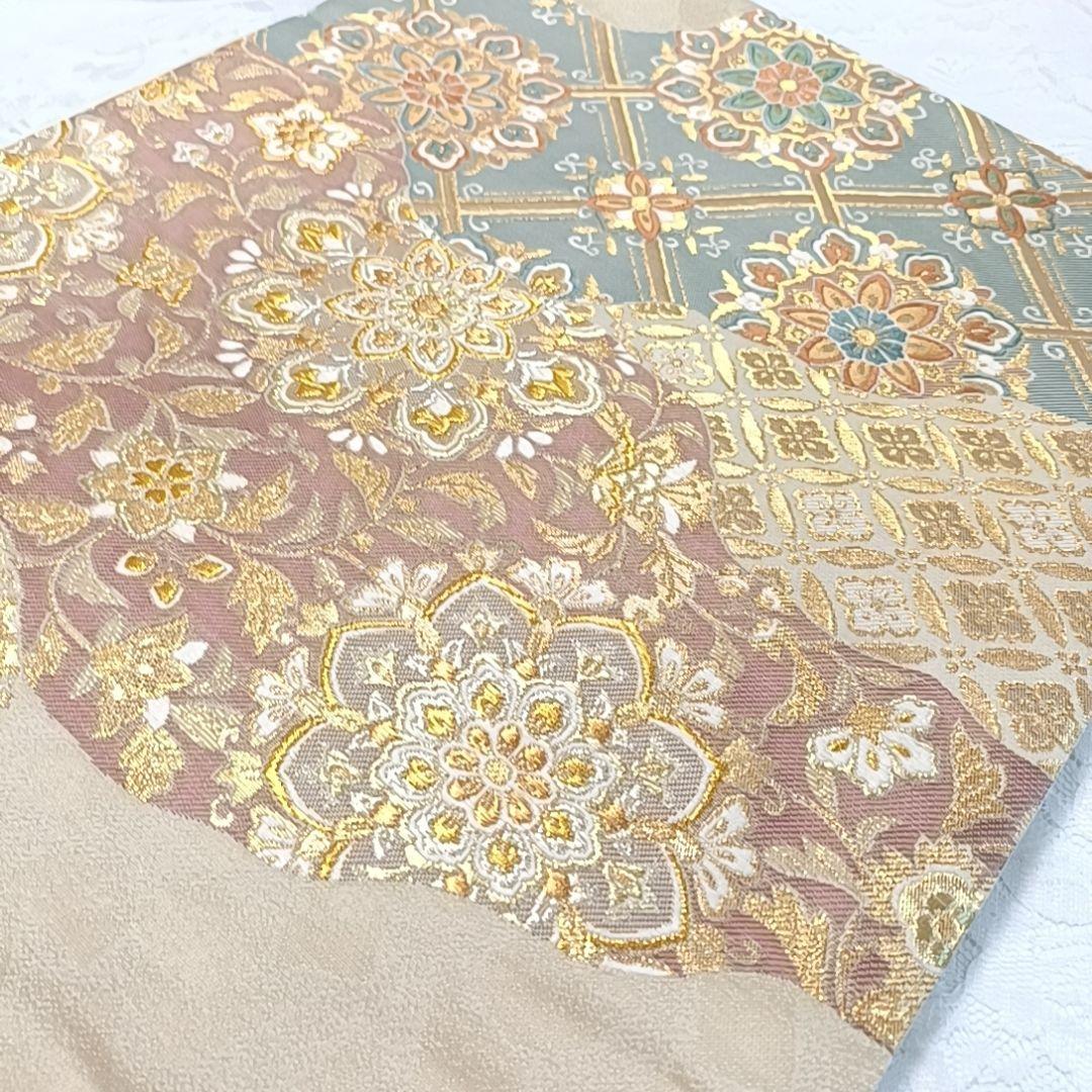 K*k様 LULU119 袋帯 華紋 新品未使用 金