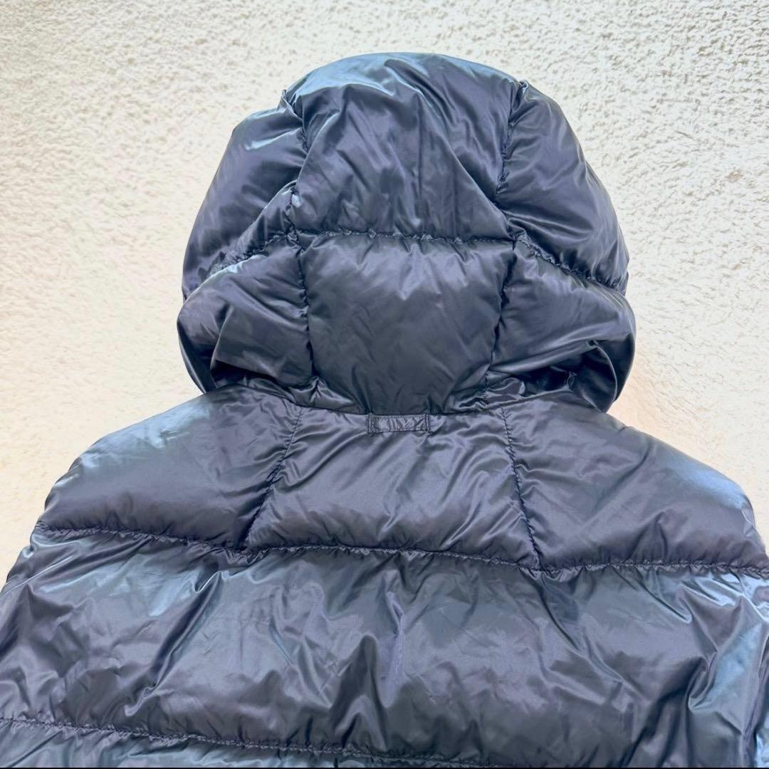 Max Mara　フーディリバーシブルテクニカルダウン ロングジレ　ネイビー