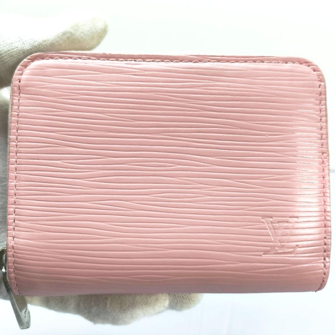 美品 ルイヴィトン エピ ジッピーパース ローズバレリーヌ ピンク
