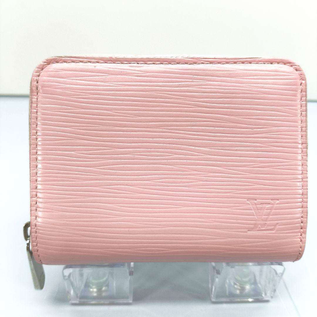 美品 ルイヴィトン エピ ジッピーパース ローズバレリーヌ ピンク