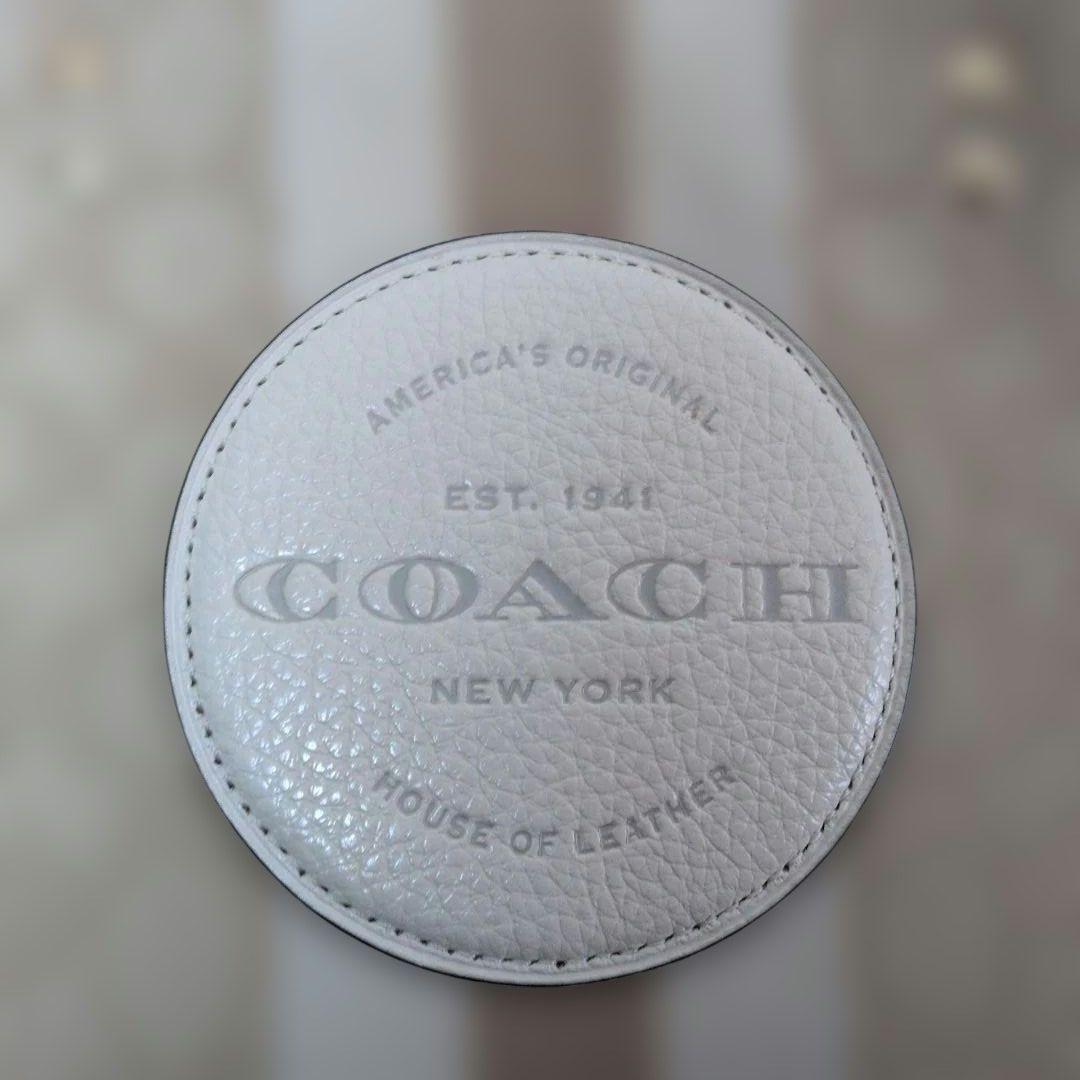 COACH ショルダーバッグ ベージュ/ホワイト