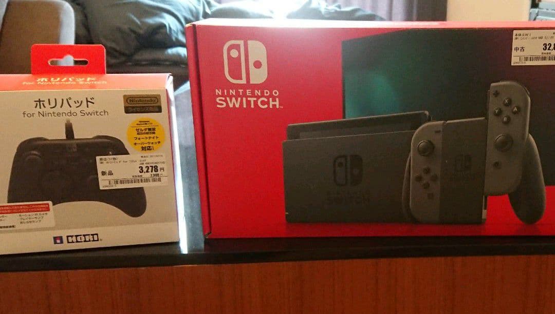 Switch本体＋ホリパッド