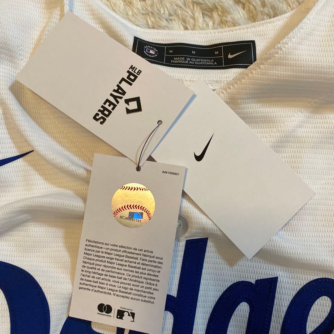 刺繍ワッペンロゴ MLB公式 大谷翔平 ユニフォーム ドジャース Mサイズ