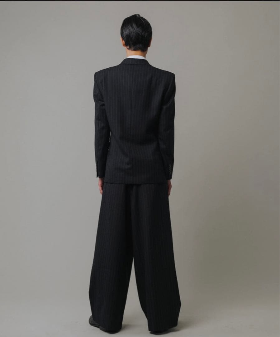 GROSGRAIN ストライプ ダブルブレストスーツセット