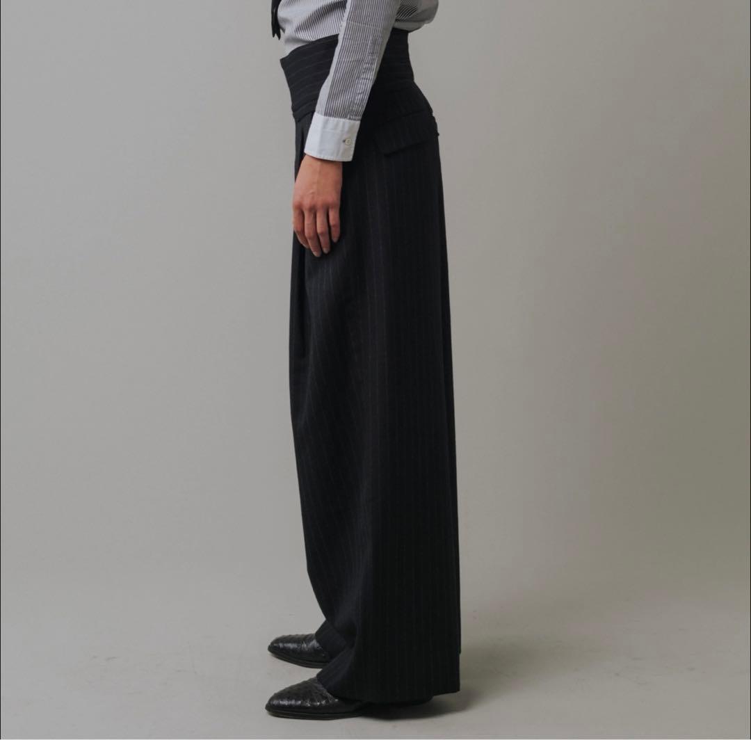 GROSGRAIN ストライプ ダブルブレストスーツセット